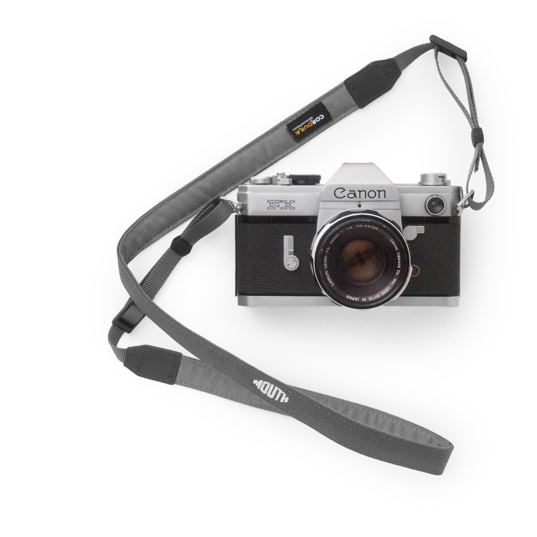 20mm Yummy CAMERA STRAP CORDURA（CHARCOAL）